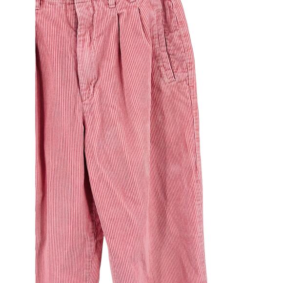 Vintage Tarazzia Pants - Women’s Size 9/10 - Pink High-Waisted Pleated Tapered - Picture 6 of 7